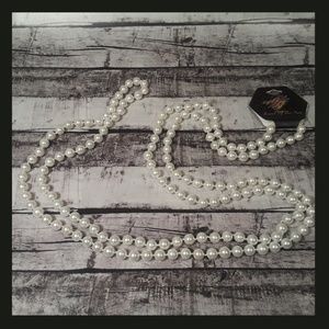NWT Mother of Pearl 64" Necklace Jewel of the Sea